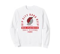 NBA 2026 Playoff Mantra Trail Blazers Over The Rainbow Felpa