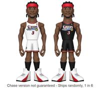 NBA: 76ers Allen Iverson Vinile d'oro da collezione Chase spedisce 1 in 6