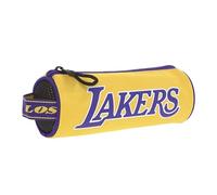 NBA - Astuccio Tombolino Ufficiale NBA, Leggero e Compatto, con Pratica Chiusura a Zip, Ideale per Penne, Matite e Cancelleria, 21x6,5x6,5h cm