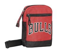 NBA - Borsa a Tracolla Ufficiale NBA, Zaino Monospalla Regolabile, con Scomparti Multipli e Chiusure a Zip, Ideale per Scuola e Tempo Libero, 19x24x7 cm