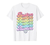 NBA Boston Celtics Pride Stack, Rainbow, Colori Pastello Maglietta