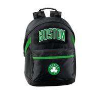 NBA, Boston Celtics - Zaino Scuola Unisex per Bambini e Ragazzi con Spallacci Regolabili e Retro Imbottito, Chiusura Principale e Tasca Frontale con ZIP - Zaino Verde Ufficiale NBA