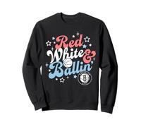 NBA Brooklyn Nets 4th of July Red White & Ballin' Felpa