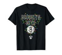 NBA Brooklyn Nets Christmas - Luci aggrovigliate Maglietta