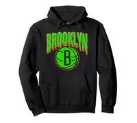 NBA Brooklyn Nets Halloween Scary Logo Felpa con Cappuccio