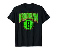 NBA Brooklyn Nets Halloween Scary Logo Maglietta