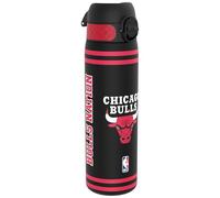 NBA Chicago Bulls Borraccia a Prova di Perdite, 500ml, Facile da Aprire, Serratura Sicura, Lavabile in Lavastoviglie, Senza BPA, Maniglia per il Trasporto, Adatta a Portabicchieri, Facile Pulizia