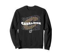 NBA Cleveland Cavaliers Wave Outline Team Logo Felpa