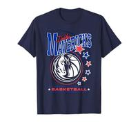 NBA Dallas Mavericks 4 luglio Americana Stars Maglietta