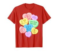 NBA Dallas Mavericks San Valentino Candy Hearts Maglietta