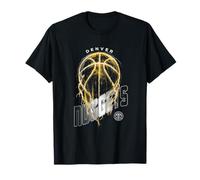 NBA Denver Nuggets Lightning Bolt Basketball Logo Maglietta