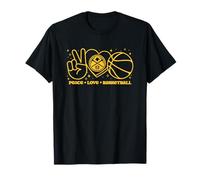 NBA Denver Nuggets Peace Love Basket Maglietta