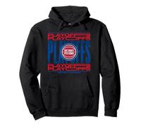 NBA Detroit Pistons Playoff Stack Felpa con Cappuccio