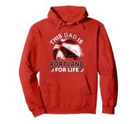NBA Father's Day This Dad Is Portland Forever Felpa con Cappuccio
