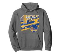 NBA Golden State Warriors 4th Birthday Boy Stars Felpa con Cappuccio