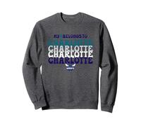 NBA Il Mio Cuore appartiene a Charlotte Wave Stack Felpa