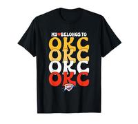 NBA Il Mio Cuore appartiene allo Stack di Logo OKC Wave Maglietta