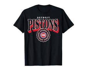 NBA - Lo Stemma ad Arco dei Pistoni Detroit Maglietta