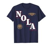 NBA - Logo angolato dei New Orleans Pelicans Maglietta