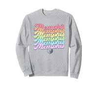 NBA Memphis - Grizzlies Rainbow Pride Stack in Colori Pastello Felpa