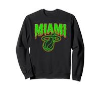 NBA Miami Heat Halloween Spaventoso Logo Felpa
