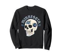 NBA Minnesota Timberwolves - Teschio di Halloween con Motivo Floreale Felpa