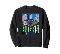 NBA Official Rivals Week Thunder vs Bucks Fog of War Felpa
