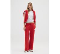 NBA, Pantaloni In Misto Cotone Rossi Regular Fit Con Stampa Chicago Bulls, Donna, Rosso, Taglia: S