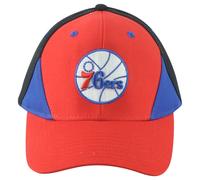 NBA Philadelphia 76ers Sixers Tricolore Regolabile Adulti Uomo Curvo Bill Cuffia