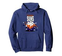 NBA Phoenix Suns - Doodle Stars da Basket Felpa con Cappuccio