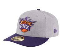 NBA Phoenix Suns Men's Low Profile 59FIFTY Fitted Cap, 7.25, Heather Gray