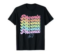 NBA Phoenix Suns Rainbow Pride Stack in Colori Pastello Maglietta