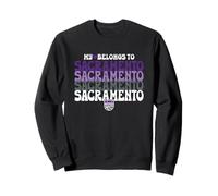 NBA Sacramento Kings Il Mio Cuore appartiene a Sacramento Stack Felpa