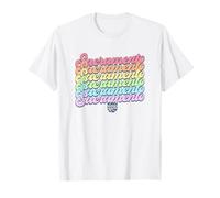 NBA Sacramento Kings Rainbow Pride Stack Maglietta