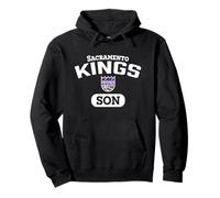 NBA Sacramento Kings Son Arched Team Logo Felpa con Cappuccio