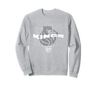 NBA Sacramento Kings Wave Outline Team Logo Felpa