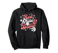 NBA Toronto Raptors 4th of July Red White & Ballin' Felpa con Cappuccio