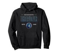 NBA Ufficiale Minnesota Timberwolves Half Moon Felpa con Cappuccio
