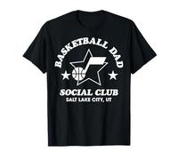 NBA Utah Jazz Father's Day Basketball Dad Social Club Maglietta