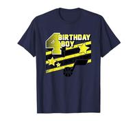 NBA Utah Jazz Logo 4° Compleanno Ragazzo Stelle Maglietta