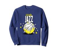 NBA Utah Jazz Pallacanestro Doodle Stars Felpa