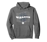 NBA Washington Wizards Wave Outline Team Logo Felpa con Cappuccio