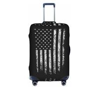 NBAGHPQ American Camouflage Stampa Universale Elegante Valigia Copertura Elastico Lavabile Anti Graffio Protezione Dei Bagagli, bianco, L