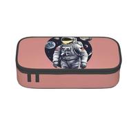 NBAGHPQ Astronauta On The Moon 1 Stampa Funzionalità Grande Astuccio di Immagazzinaggio Cancelleria Organizzatore Adolescenti Studenti Adulti