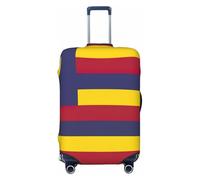 NBAGHPQ Bandiera del Regno delle Hawaii Stampa Double Sided Protezione Elastica Universale Valigia Copertura Unica Protezione Bagagli, Nero , XL
