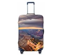 NBAGHPQ Beauty Grand Canyon 1 Stampa Double Sided Elastico Protezione Universale Valigia Copertura Unica Protezione Bagagli, Nero , S