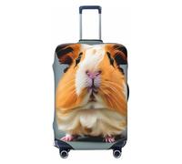 NBAGHPQ Cut Guinea Pig Print Double Sided Elastic Protection Universal Suitcase Cover Unique Luggage Protector, Nero , S