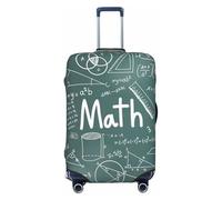 NBAGHPQ Formule Forme Teoria Lezione di Matematica Parola Stampa Doppio Lato Protezione Elastica Universale Copertura Valigia Protezione Unica, Nero , S