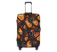 NBAGHPQ Heaps of Orange Monarch Butterflies Print Universal elegante valigia copertura elastica lavabile antigraffio protezione bagagli, bianco, XL