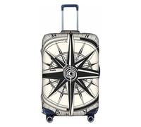 NBAGHPQ Law of The Compass Navigation 1 Stampa Universale Elegante Valigia Copertura Elastica Lavabile Anti Graffio Bagagli Protector, bianco, M